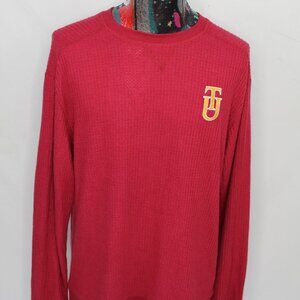 Colosseum Tuskegee University Tigers Red Long Sleeve Shirt Mens XL New